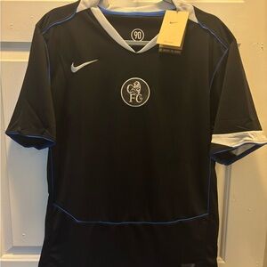 Nike Chelsea FC 2025/2026 3rd Kit Black Soccer Jersey Football Shirt | Men’s L